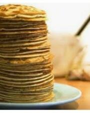 Lichtmis met pannenkoeken