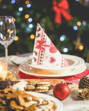 Feestschotel op Kerstdag