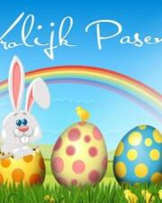 Paasmarkt met paashaas