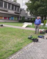 Kleine autootjes met Jan