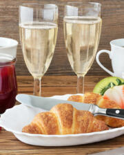 Ontbijt met bubbels