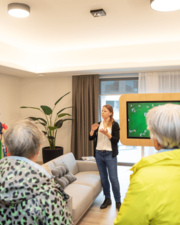 Belevenistafel op afdeling Het Hoogland