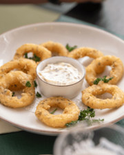 Inktvisringen met tartaarsaus