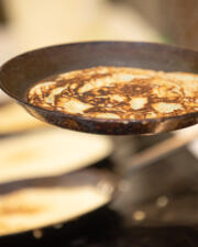 Pannenkoeken met ijs