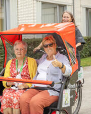 Ritje met de riksja