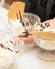 Coupe dame blanche