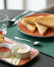 Laatavondsnack croque met groenten 1/7