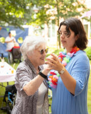Tuinkabouter-receptie met smul