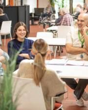 Babbelbox met studenten verpleegkunde
