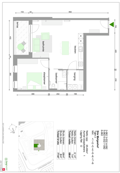 Tuinwijk II - Grondplan Type 2