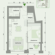 Sint Andries Flattype 1 - Grondplan