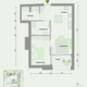 Sint Andries Flattype 2B - Grondplan