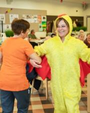 Paasfeest met live muziek en zingende ober